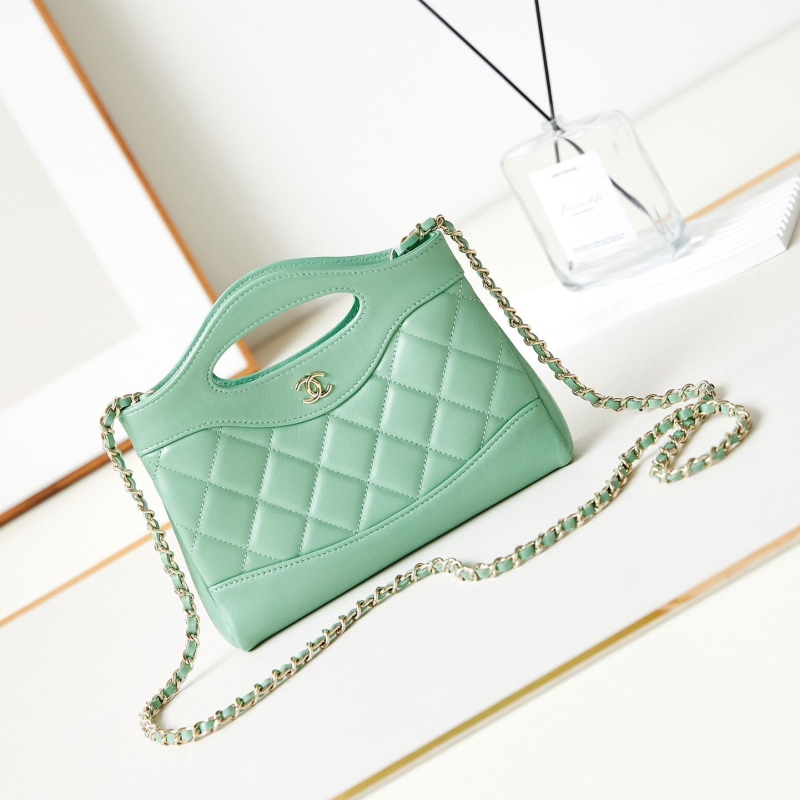 Ch*el top handle bags